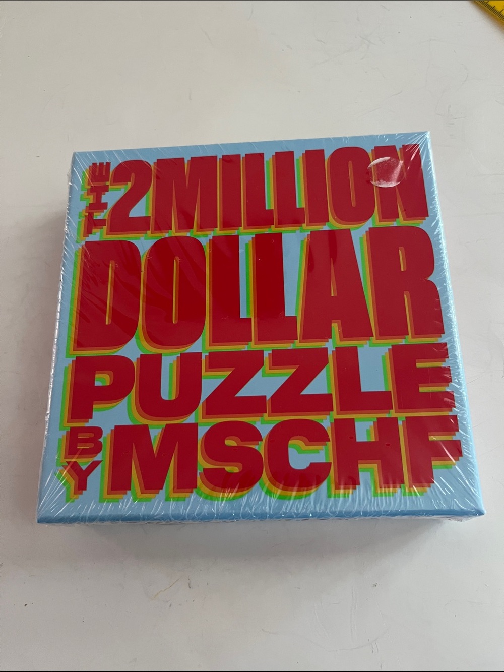 MSCHF 2 Million Dollar Puzzle - Blue & Red Box